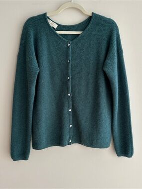 Sezane Gaspard Cardigan Mohair Alpaca Blend, Sage, Size Medium, NWT